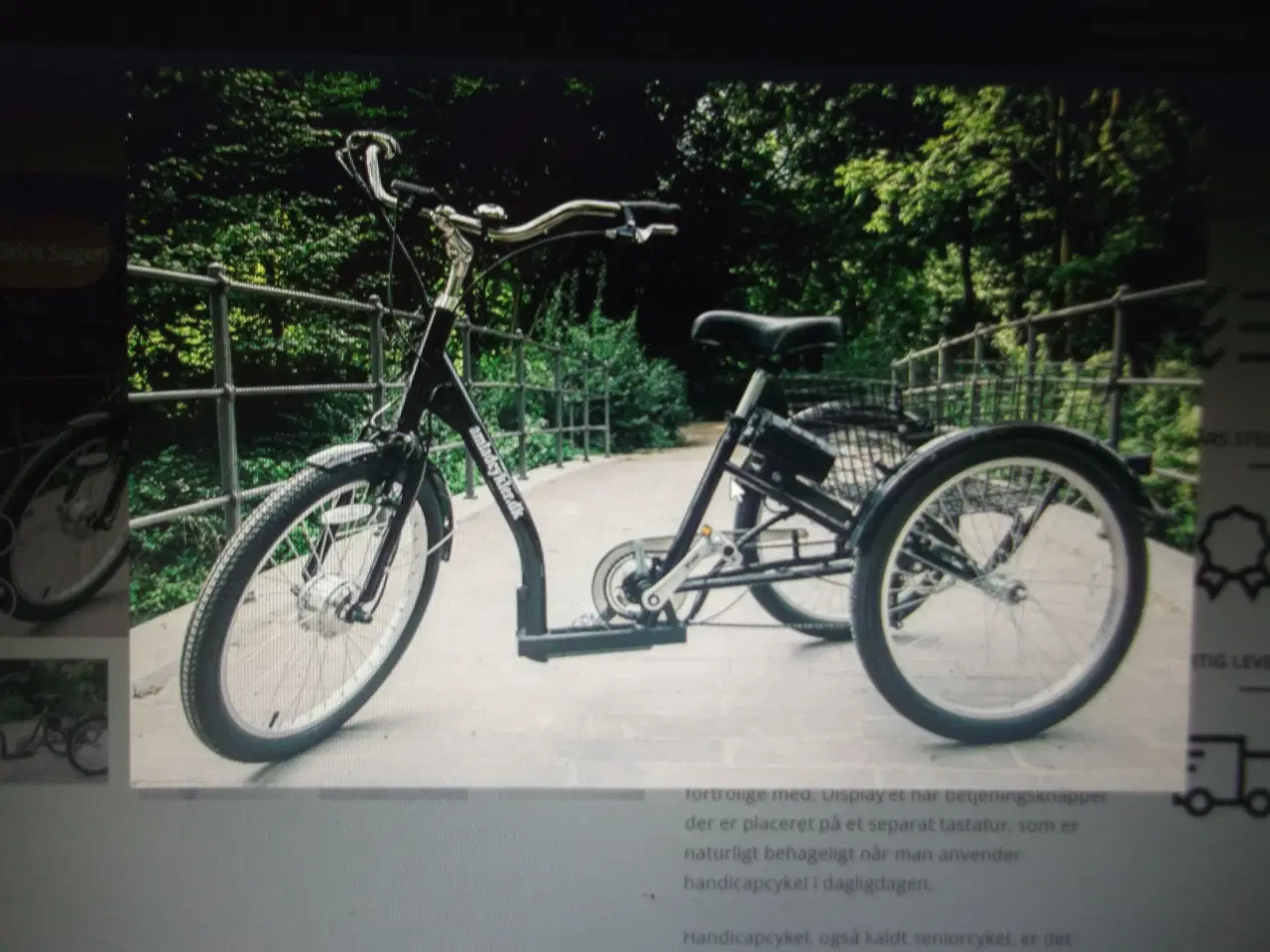 Billede 6 - am 3 HJULET  EL CYKEL HANDICAP