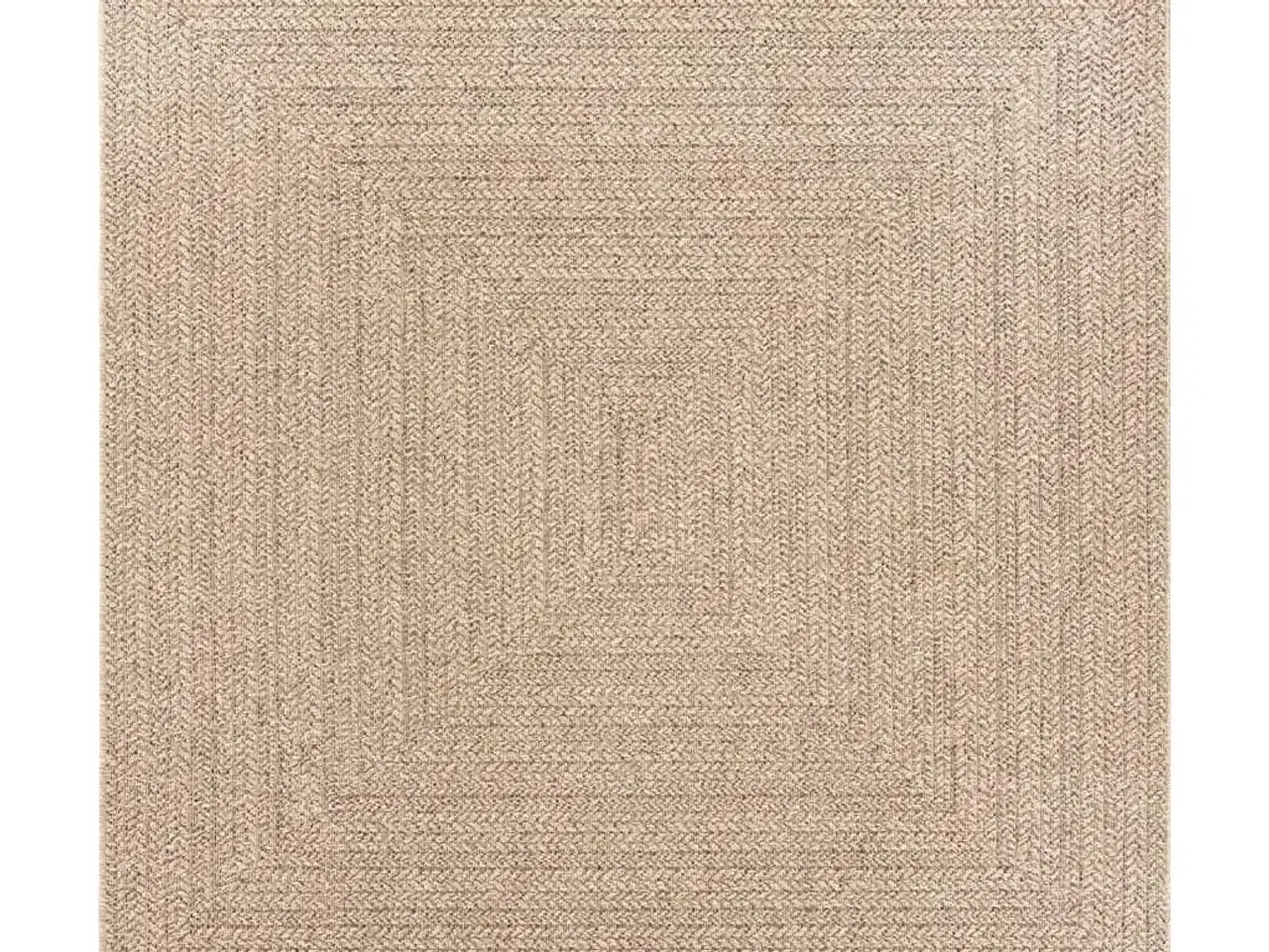 Billede 4 - Gulvtæppe ZIZUR 200x200 cm jute-look indendørs og udendørs