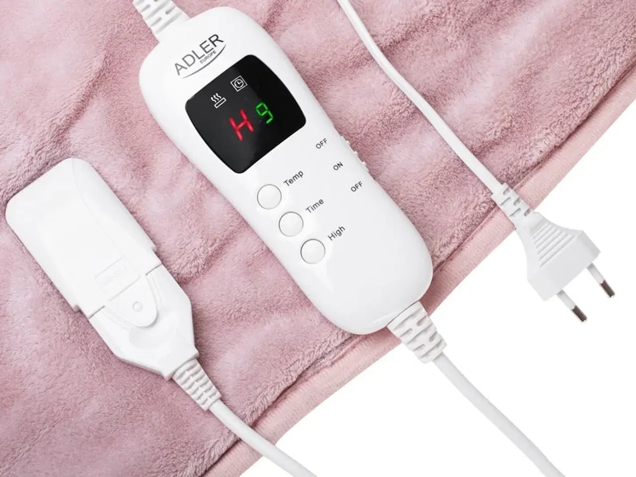 Billede 3 - Varmetæppe Adler AD 7443 – elektrisk fleece, 160 × 180 cm