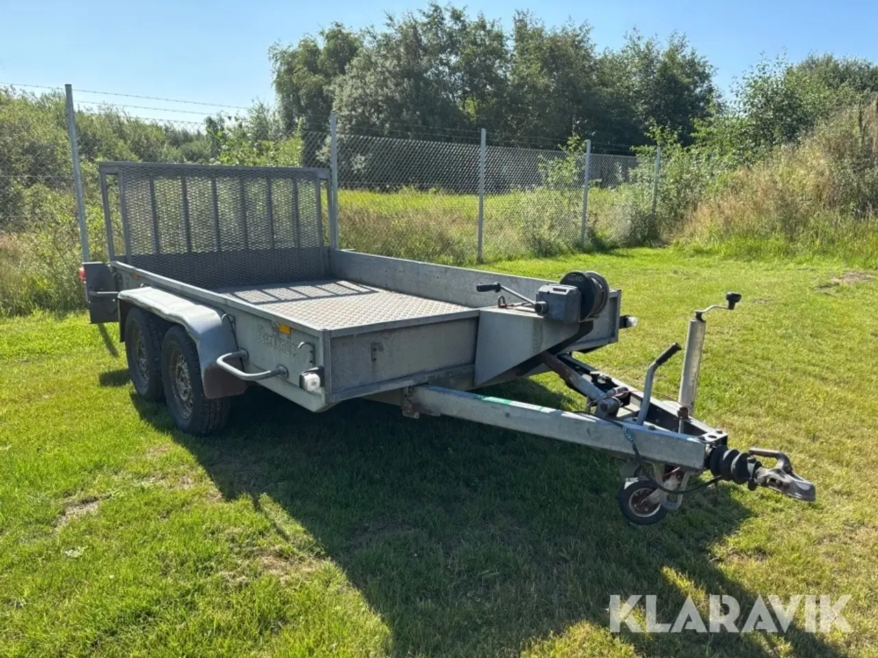 Billede 7 - Maskintrailer FlexTrailer 2000 kg med tip, rampe og alu bund