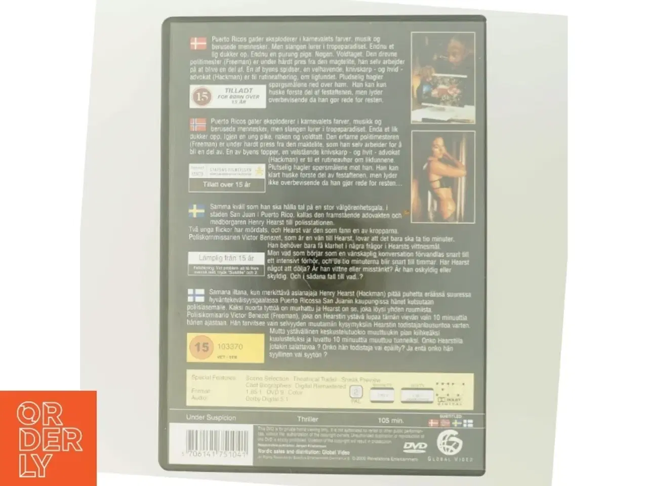 Billede 3 - DVD - Under Suspicion