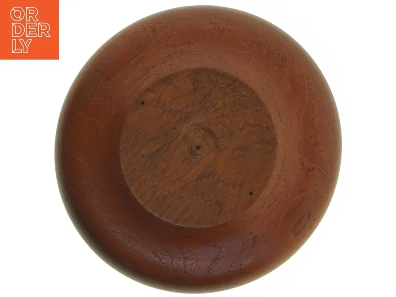 Billede 3 - Hånddrejet Teak Træskål (str. Ø 19,5 cm)