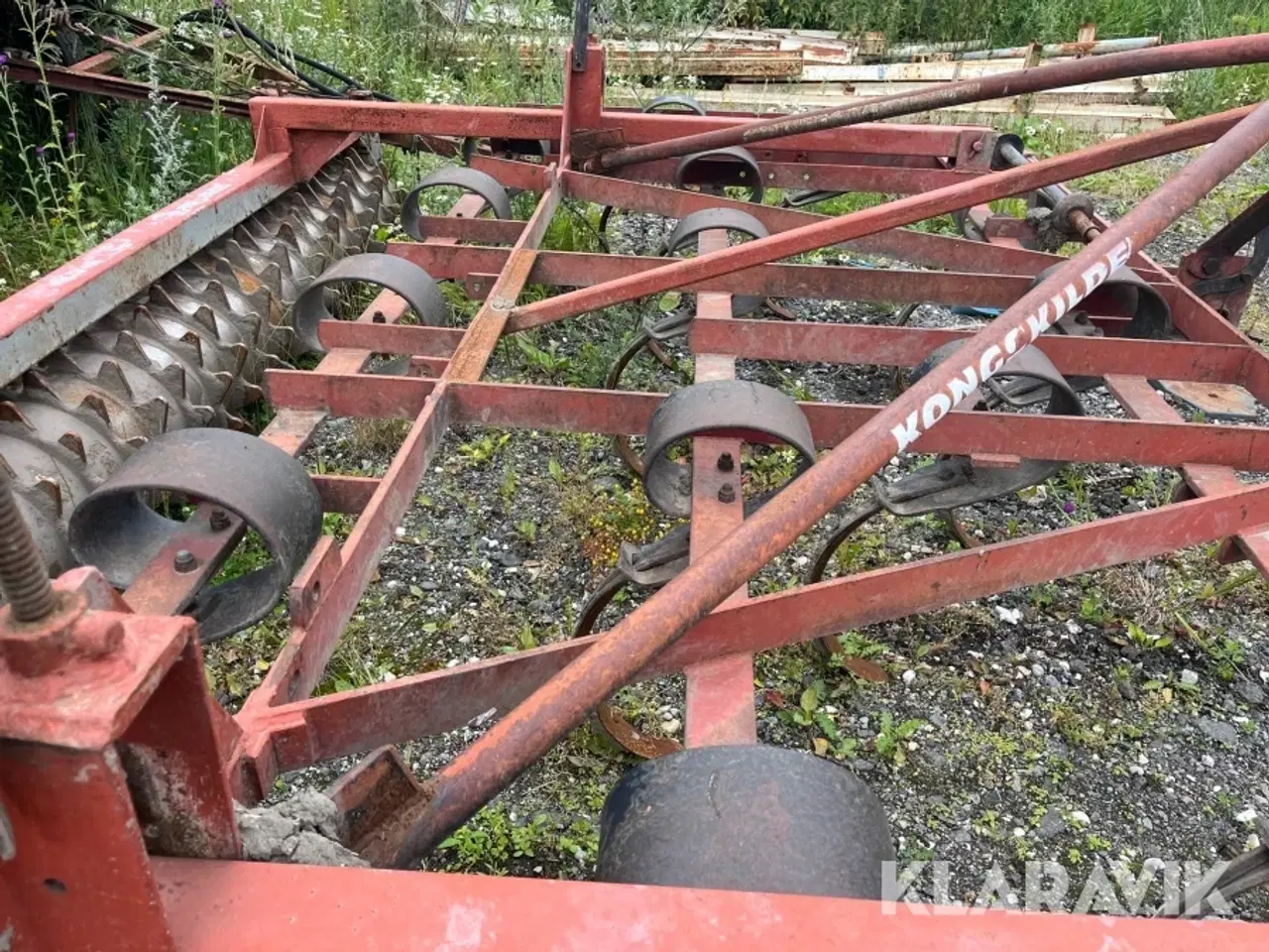 Billede 12 - Stubharve Kongskilde med tandpakkervalse - 4 meter