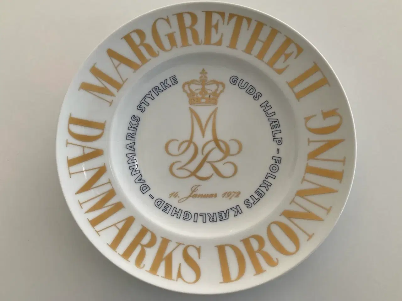 Billede 1 - Erindringsplatte Dronning Margrethe II