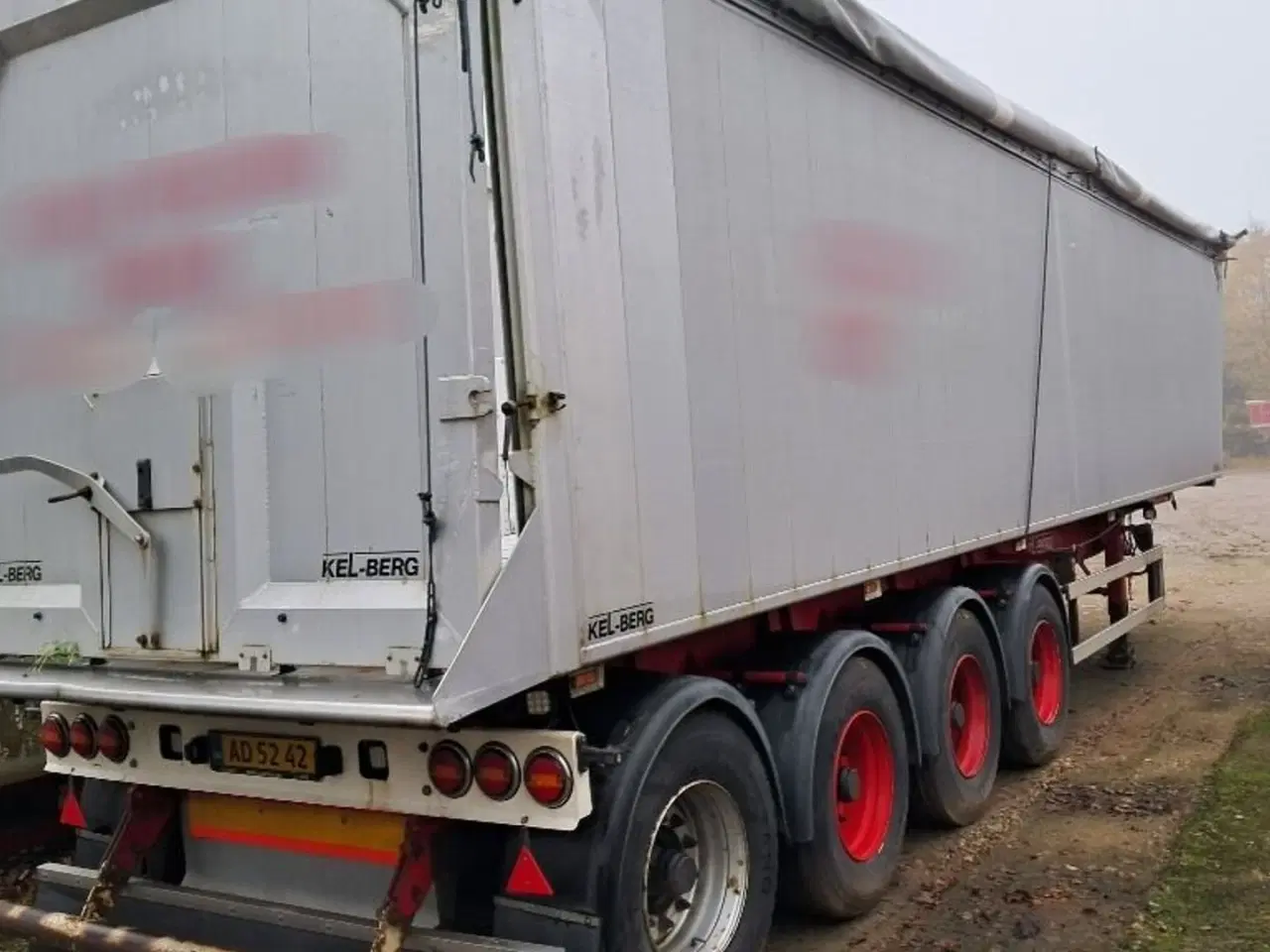 Billede 3 - Kel-Berg Tipsættevogn 60m3 4 akslet