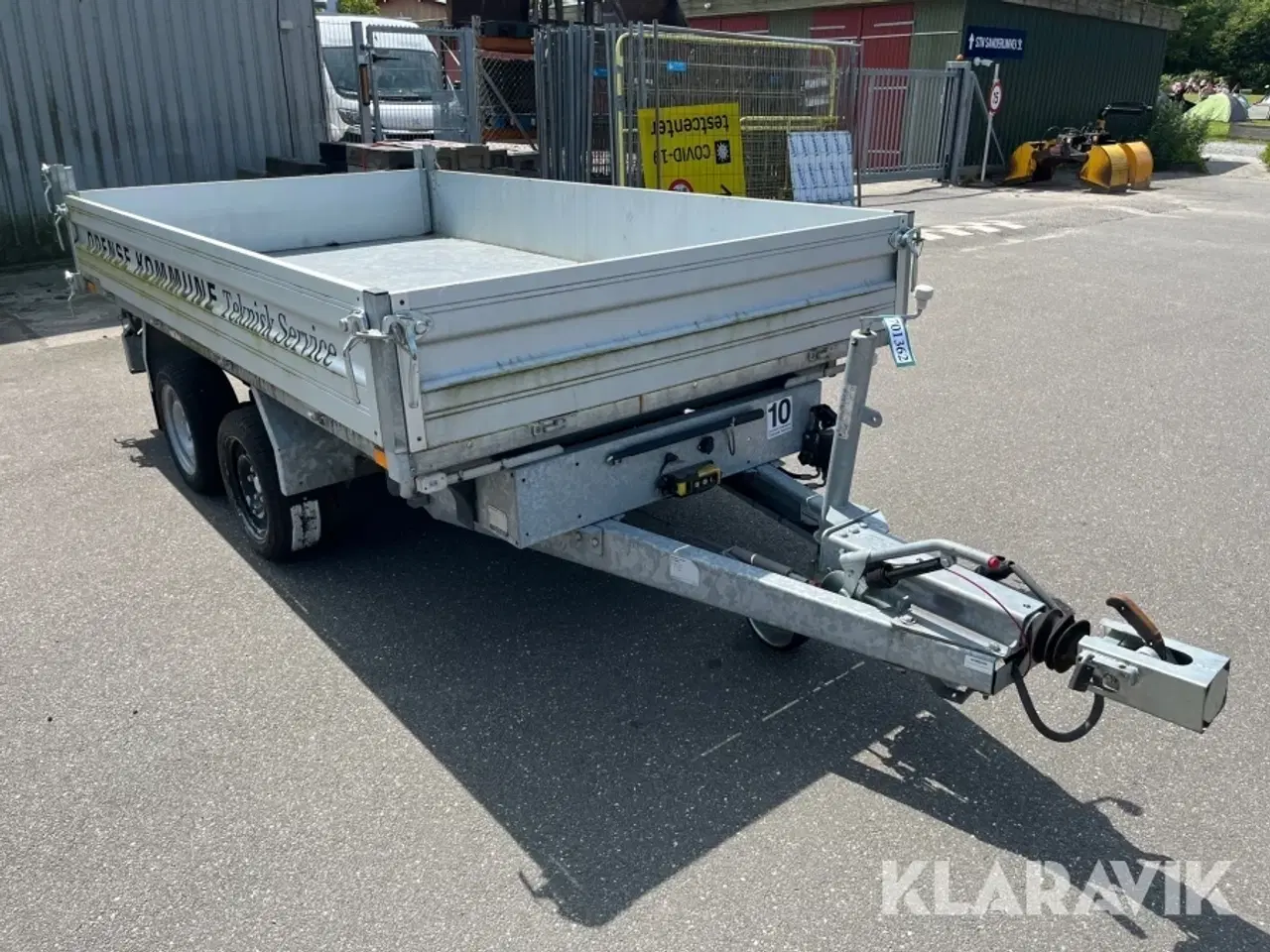 Billede 2 - Anhængere til personbiler Humbauer HZ 3500-B 3-vejs tiptrailer