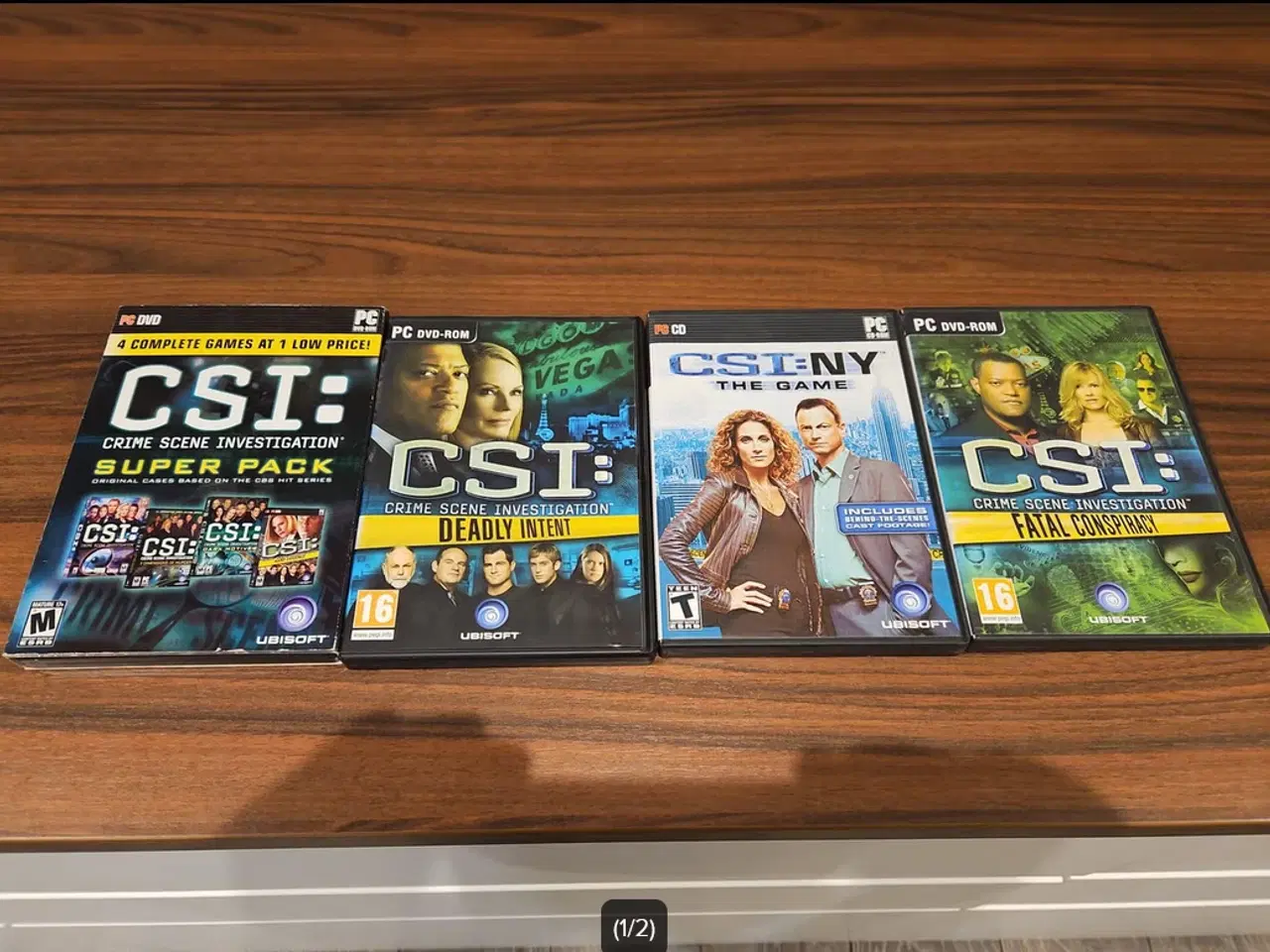 Billede 1 - 7 CSI PC spil, 19 kr/stk
