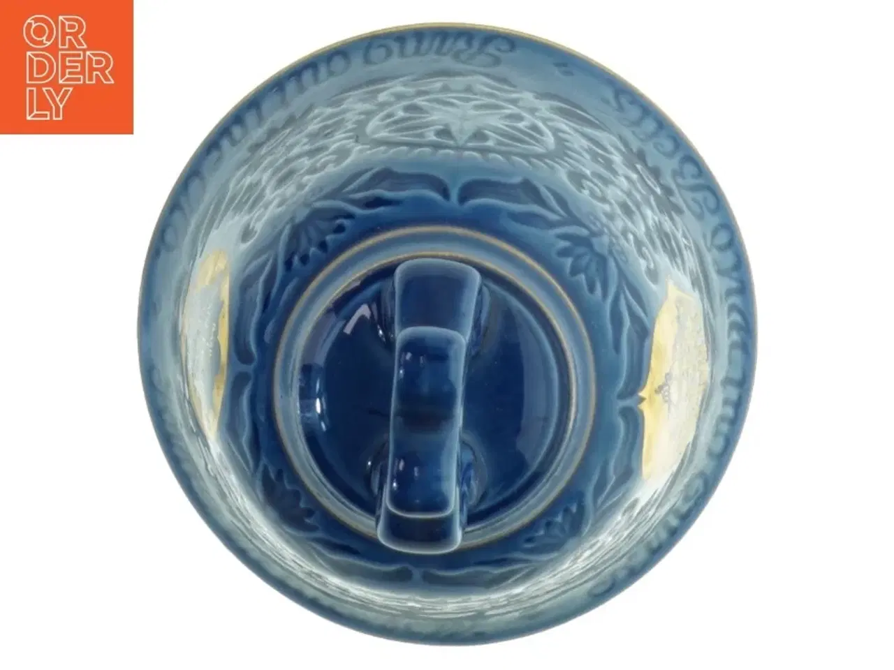 Billede 5 - Dekorativ keramisk klokke fra Copenhagen Porcelain (str. Ø, 10 cm x 13 cm)