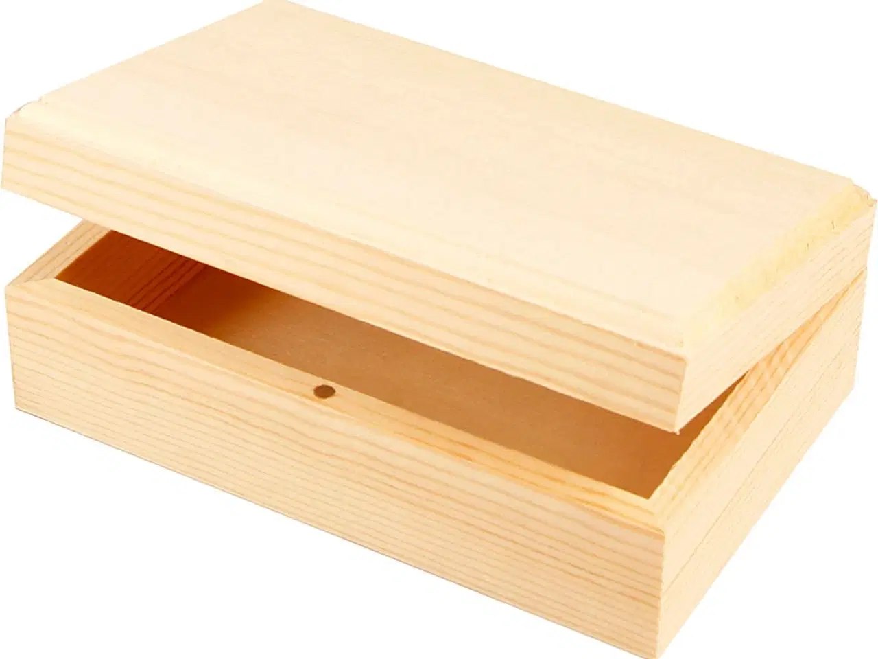 Billede 1 - Smykkeæske, str. 14x9x5 cm, 1 stk.