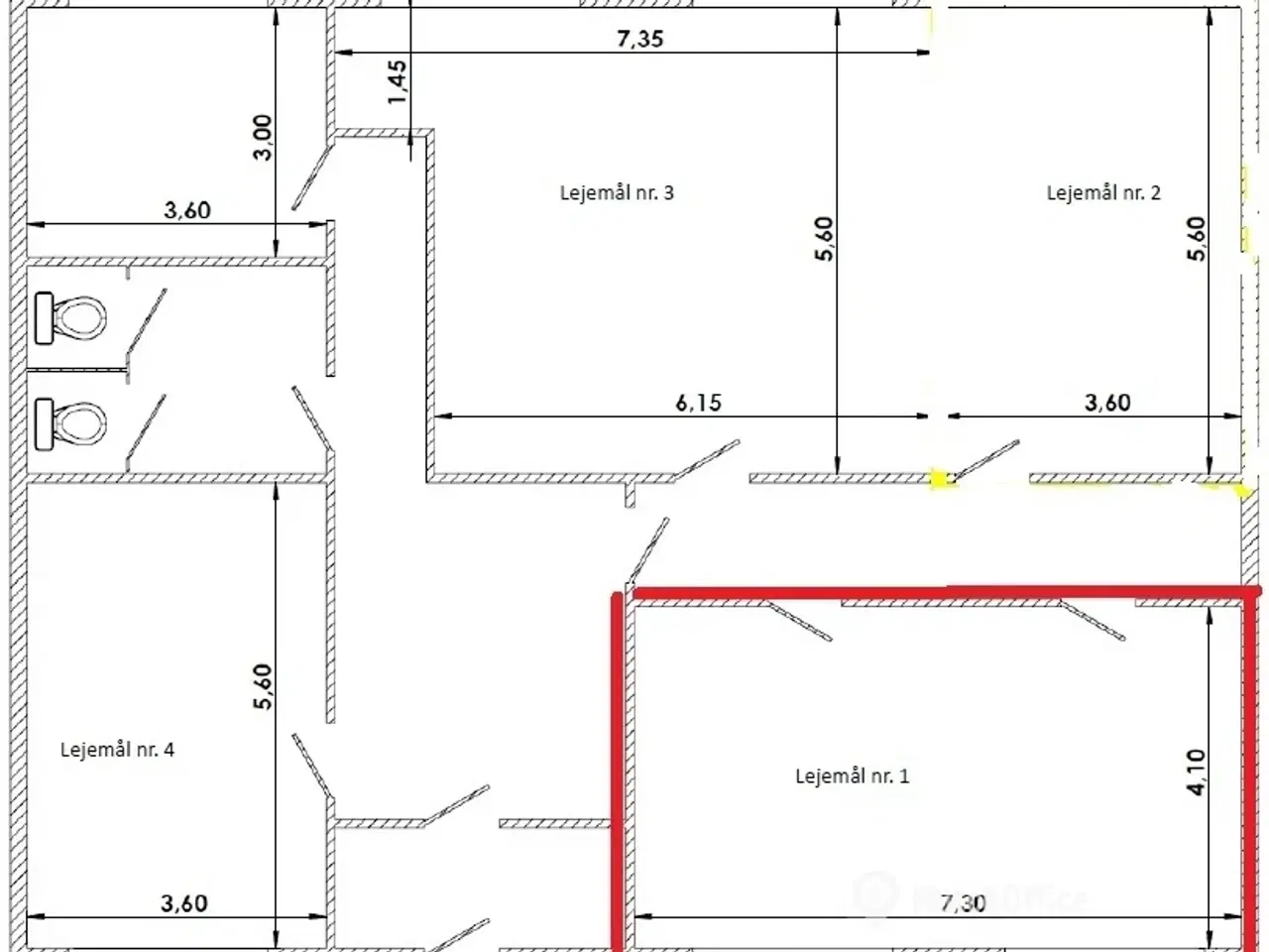 Billede 8 - 34 kvm lyst kontor i kontorfællesskab