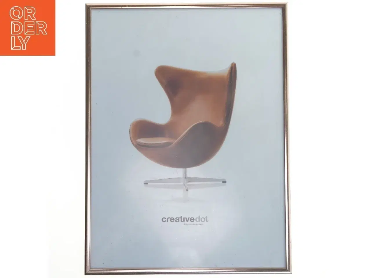 Billede 1 - Plakat med stol fra Creativedot (str. 30x40 cm)