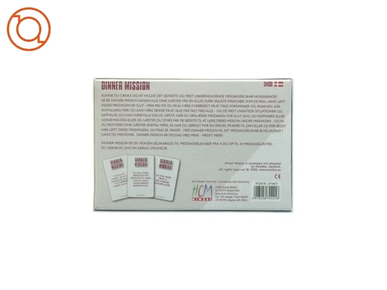 Billede 4 - Spil &#39;Dinner Mission&#39; med 52 udfordringer (str. 16 x 11 cm)