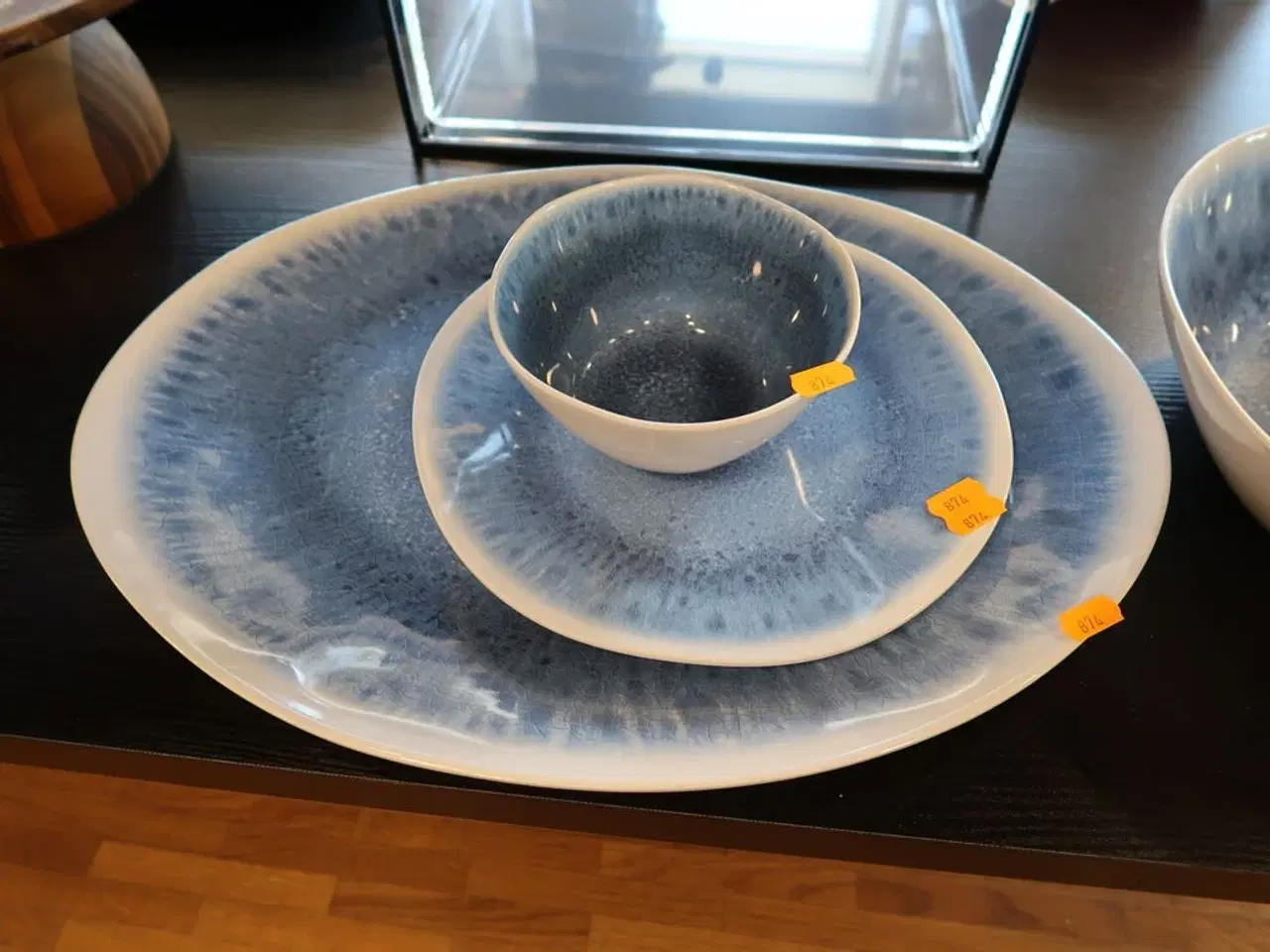 Billede 3 - 4 stk. skåle/fade APS Blue Ocean