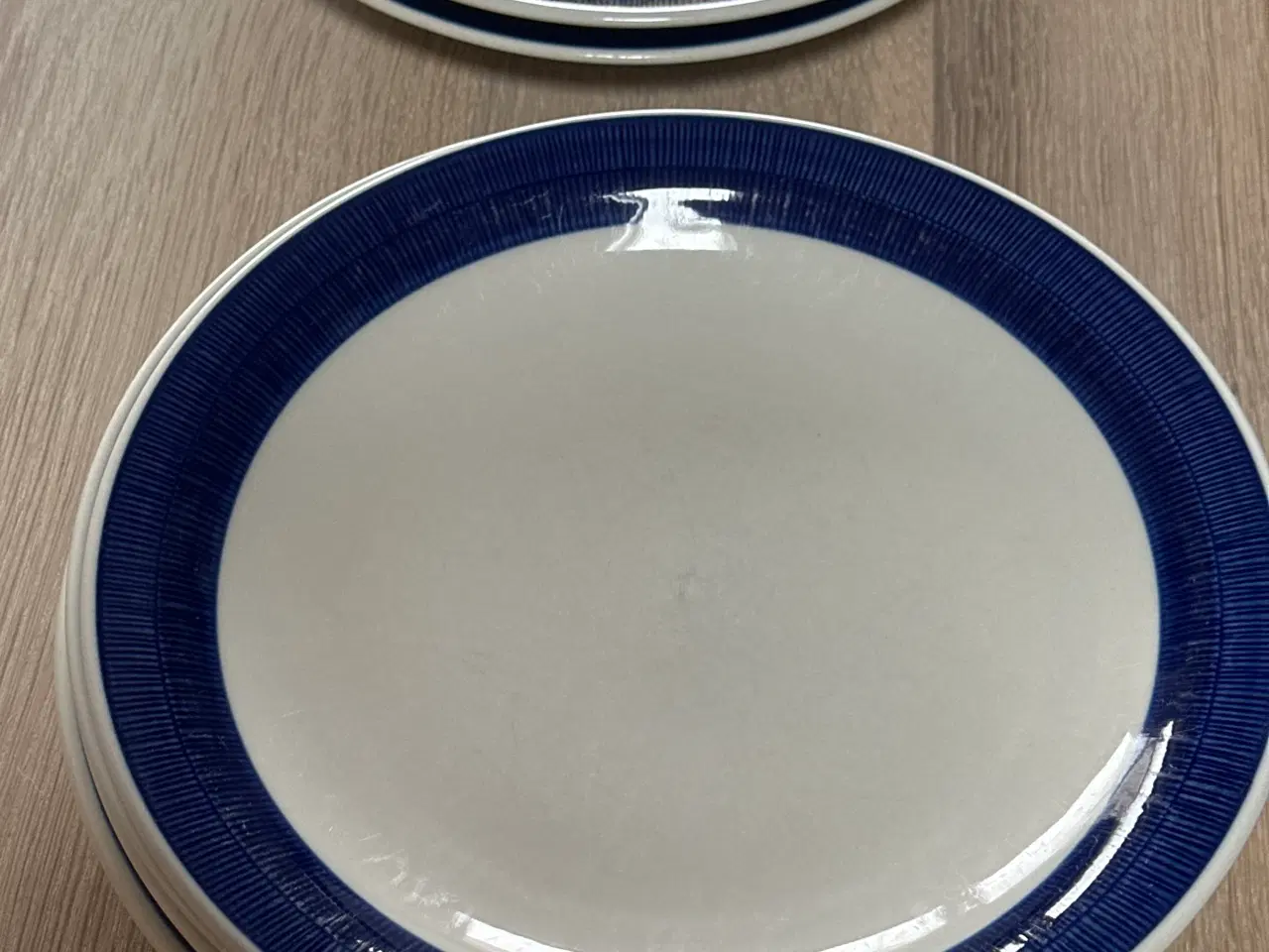 Billede 3 - Koka blå middagstallerken 6 stk