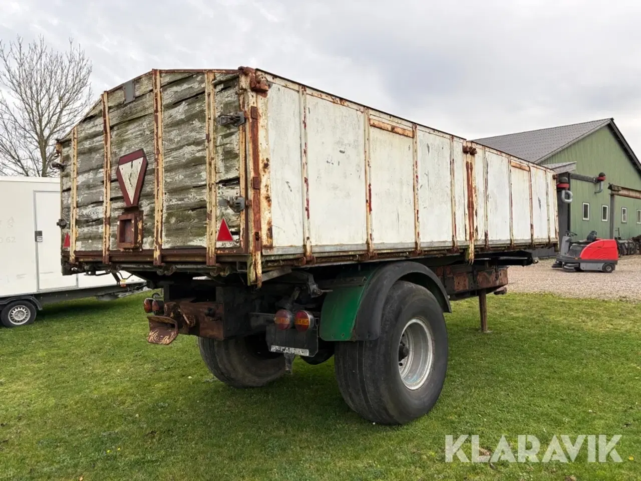 Billede 3 - Brugt traktor tipvogn med bredde hjul