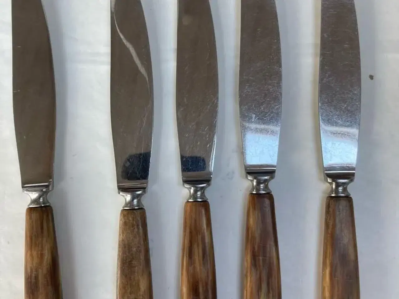 Billede 1 - Antikke knive med benskafter