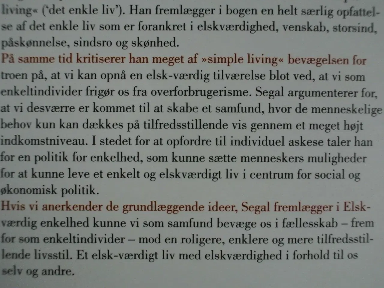Billede 3 - elskværdig enkelhed - mod en filosofi og politik ,