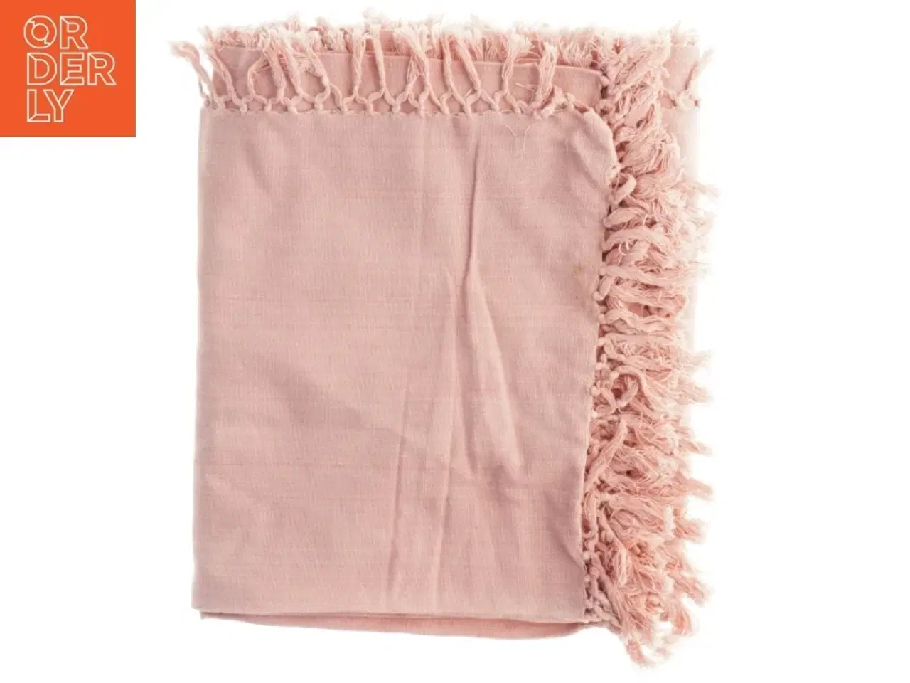 Billede 1 - Dug med frynser (str. 175 x 130 cm)