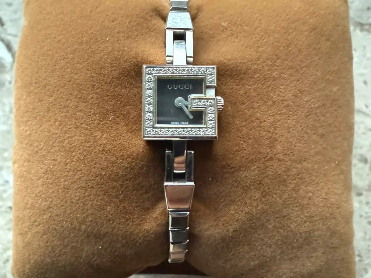 Billede 5 - Super flot Gucci 102G Mini dameur med diamanter