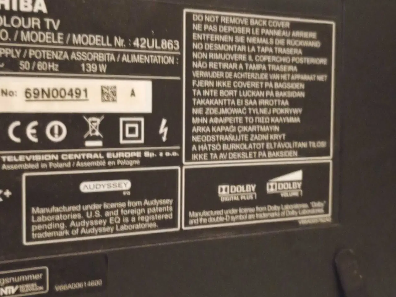 Billede 6 - Toshiba tv sælges