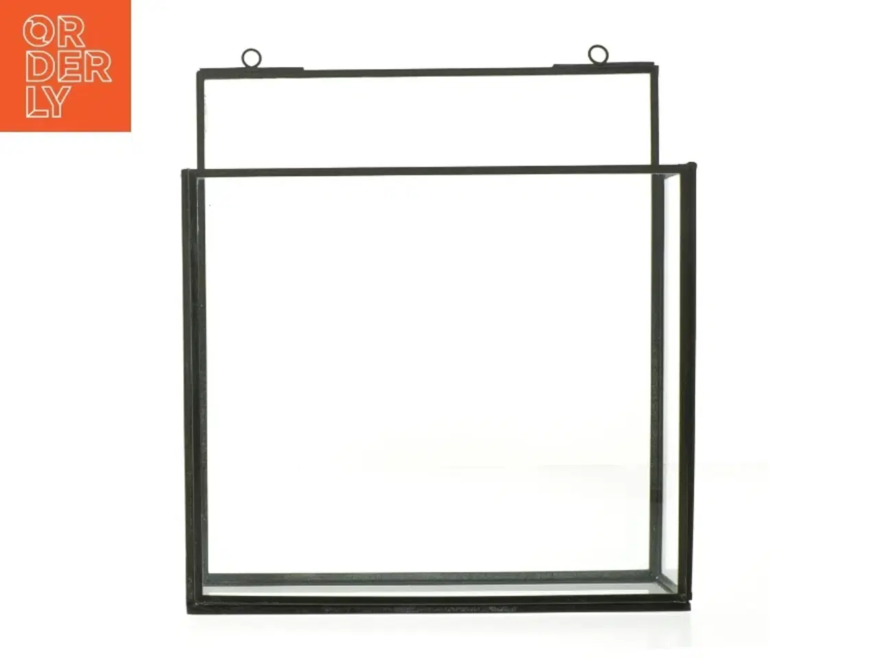 Billede 3 - 2 stk. vægophængt glas-display - Ib Laursen (str. 25x22,5x6 cm)