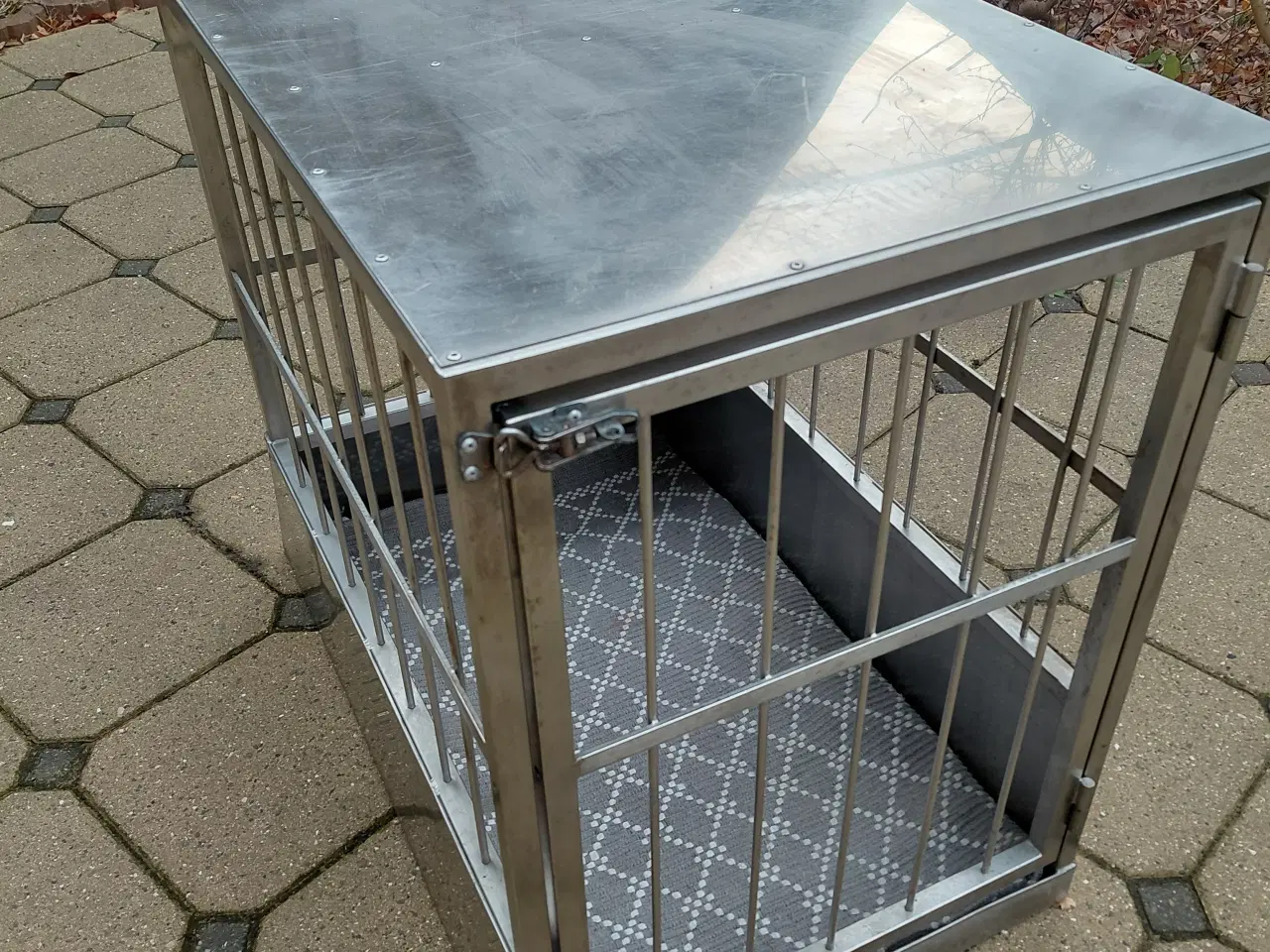 Billede 3 - HUNDE. BUR RUSTFRI STÅL