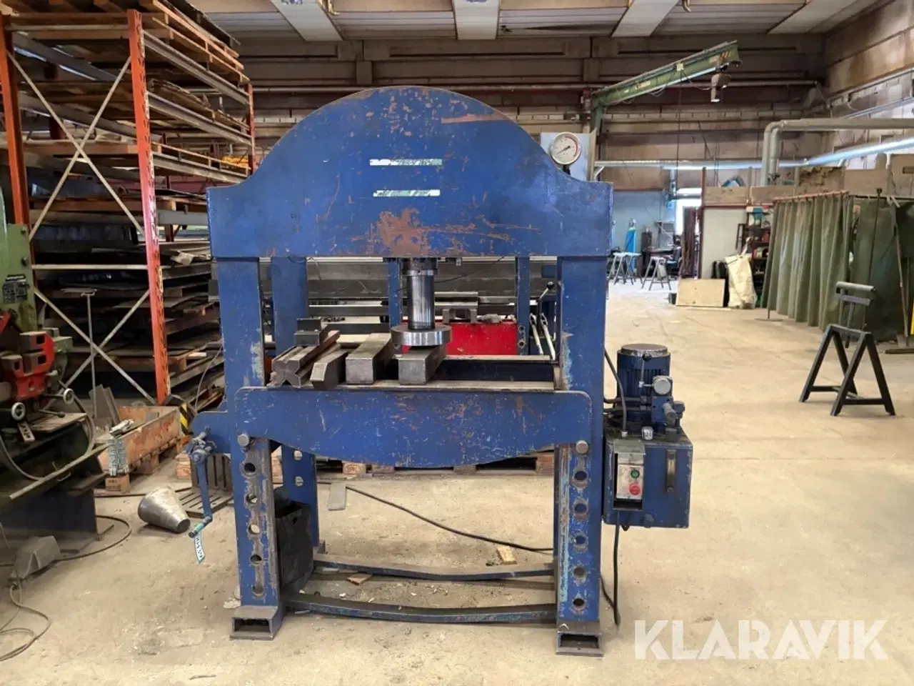 Billede 2 - Hydraulisk værkstedspresse