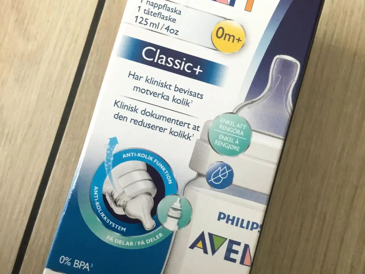 Billede 3 - Philips AVENT anti-kolik sutteflaske 125 ml 