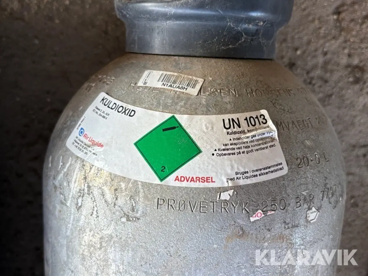 Billede 5 - Trykflasker Air Liquide Danmark A/S UN 1013, kuldioxid 20 liter