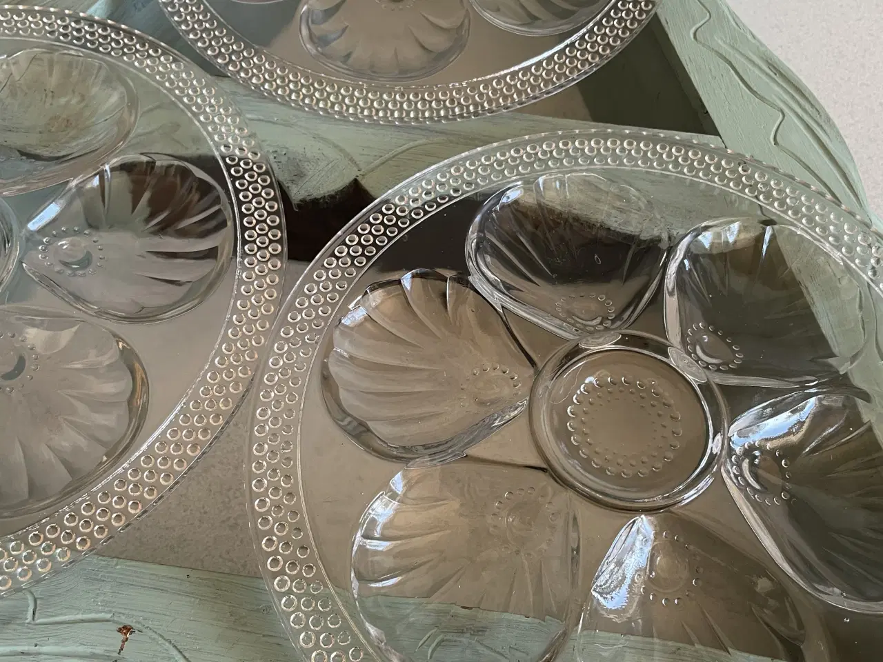 Billede 1 - Art deco franske  seafood tallerkner 