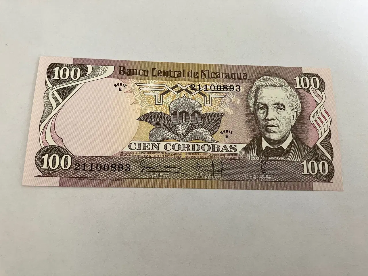 Billede 1 - 100 Cordobas 1979 Nicaragua