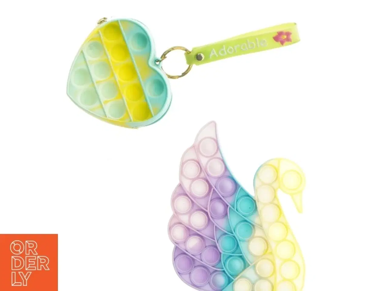 Billede 6 - Popit nøglering og pung sæt (str. 9 cm og 16 cm)