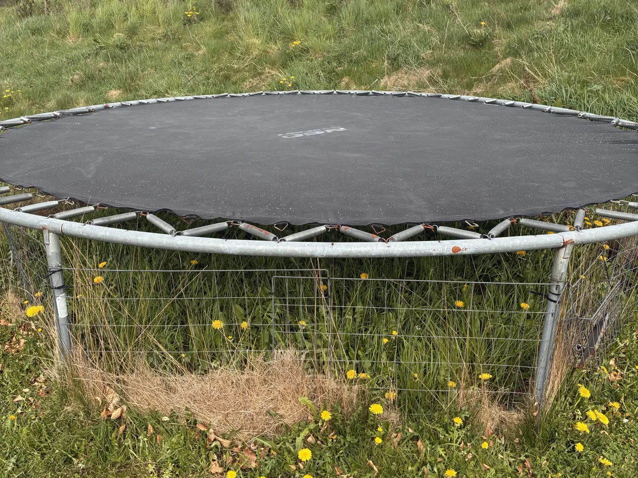 Billede 1 - Trampolin uden net og kant. GRATIS