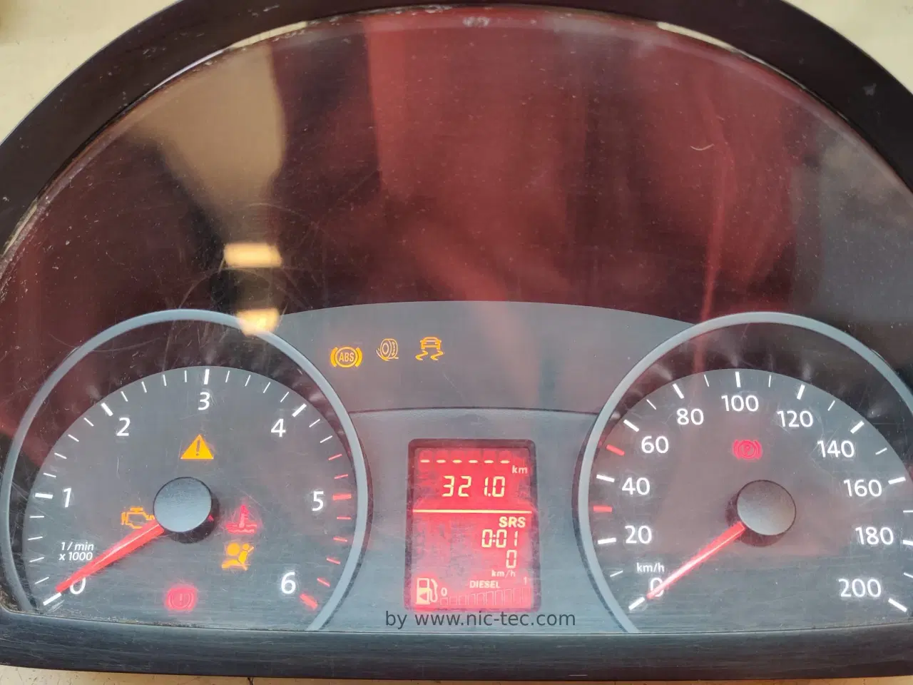 Billede 1 - Reparation af speedometer og kombiinstrument til VW Crafter
