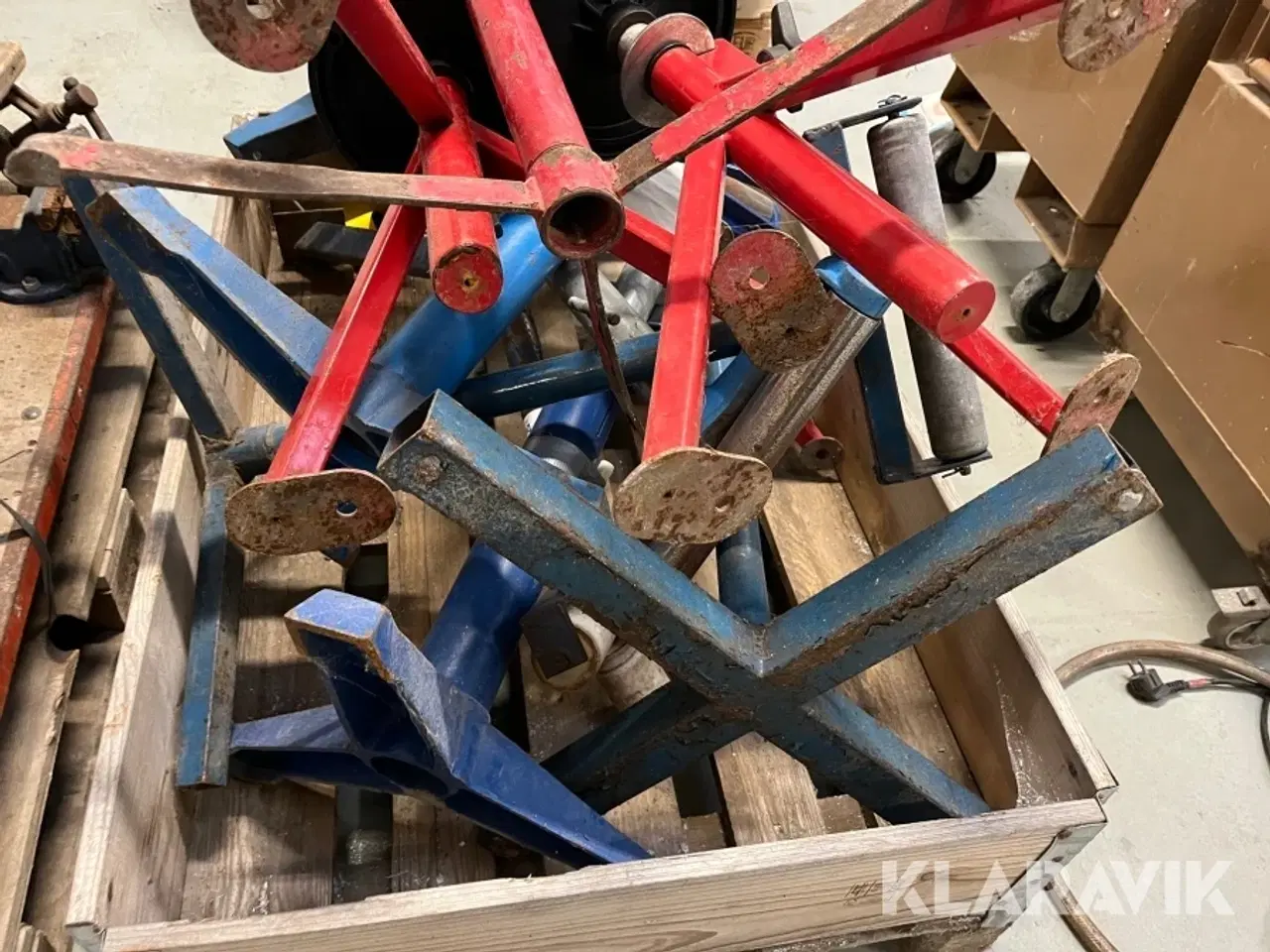 Billede 8 - Arbejdsborde og bukke/ruller