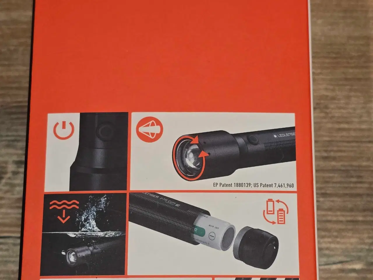 Billede 9 - Ledlenser P7R core genopladelig 