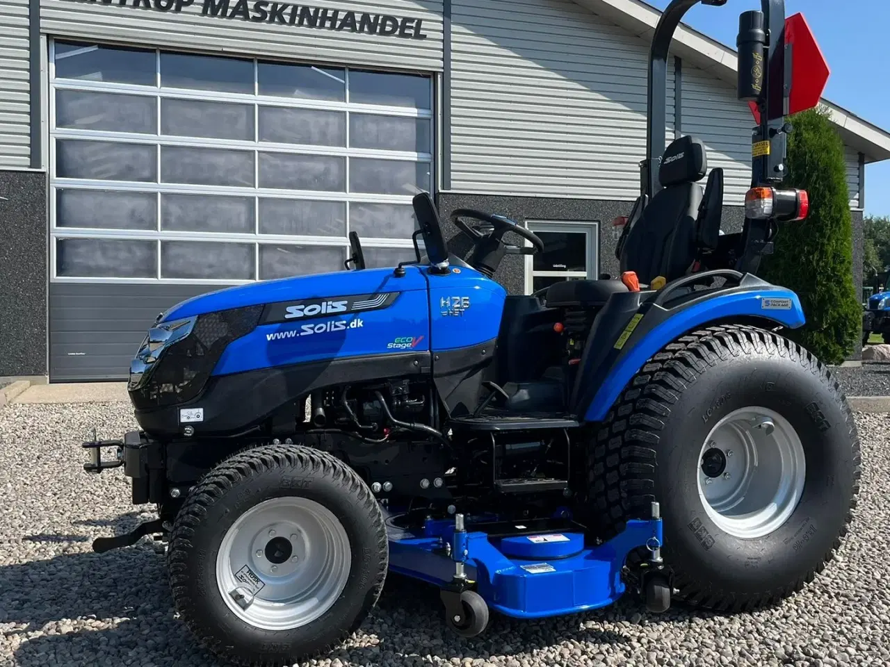 Billede 2 - Solis 26 HST Hydrostat Turf hjul og klipperbord