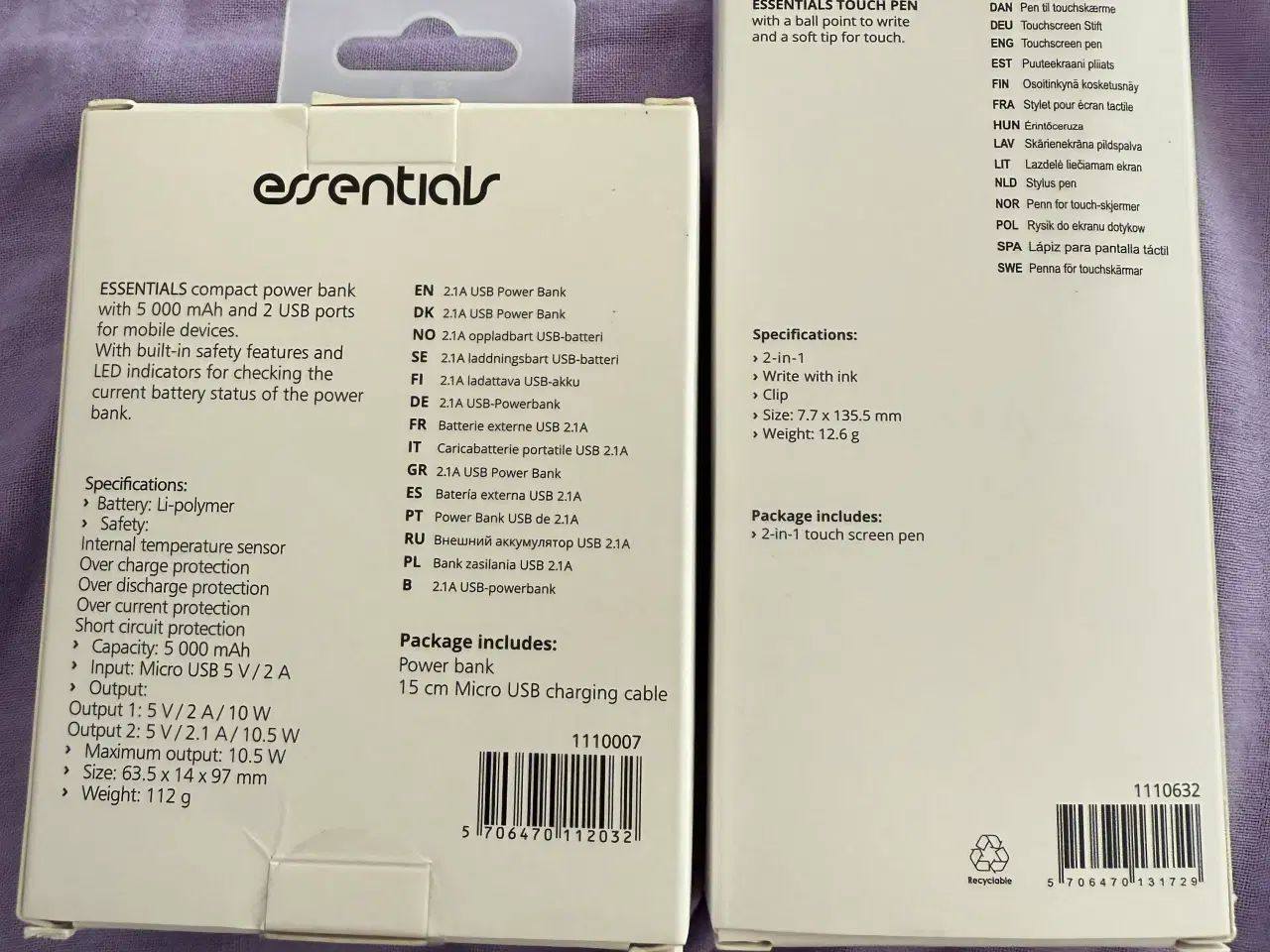 Billede 2 - Essential Pen og Powerbank