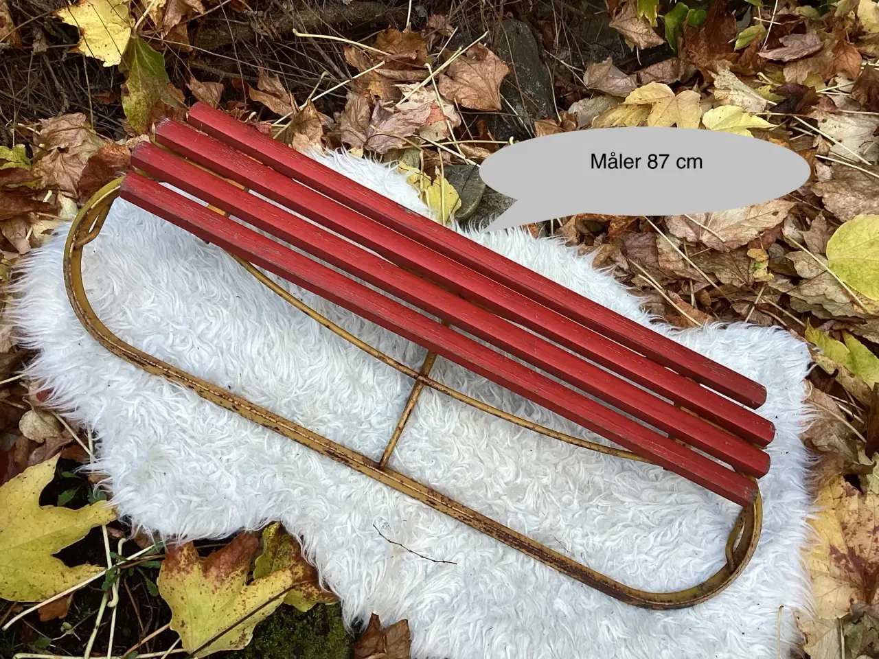 Billede 1 - Retro kælk, mavekælk