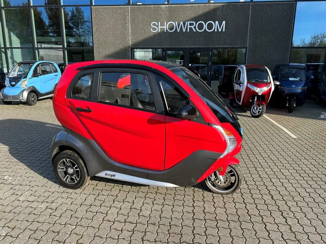 Billede 1 - Country II 25 km/t rød (Lithium) - 2 års garanti