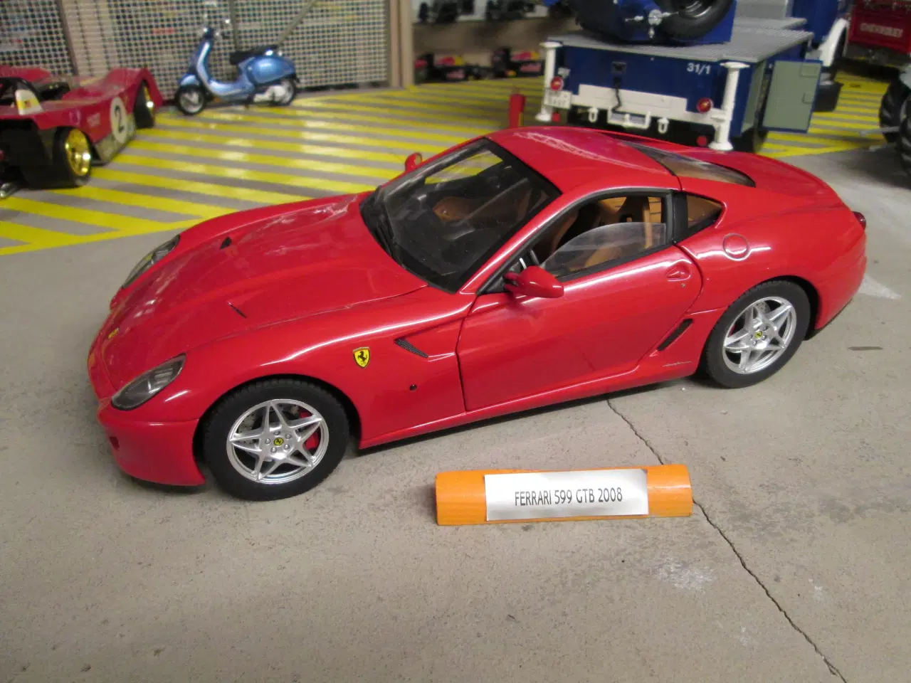 Billede 1 - Modelbil Ferrari 599 GTB Hot Wheels Elite 1:18