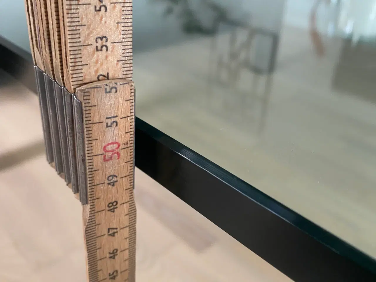 Billede 3 - Sofabord glas 2 cm tyk glas flot og tidløs