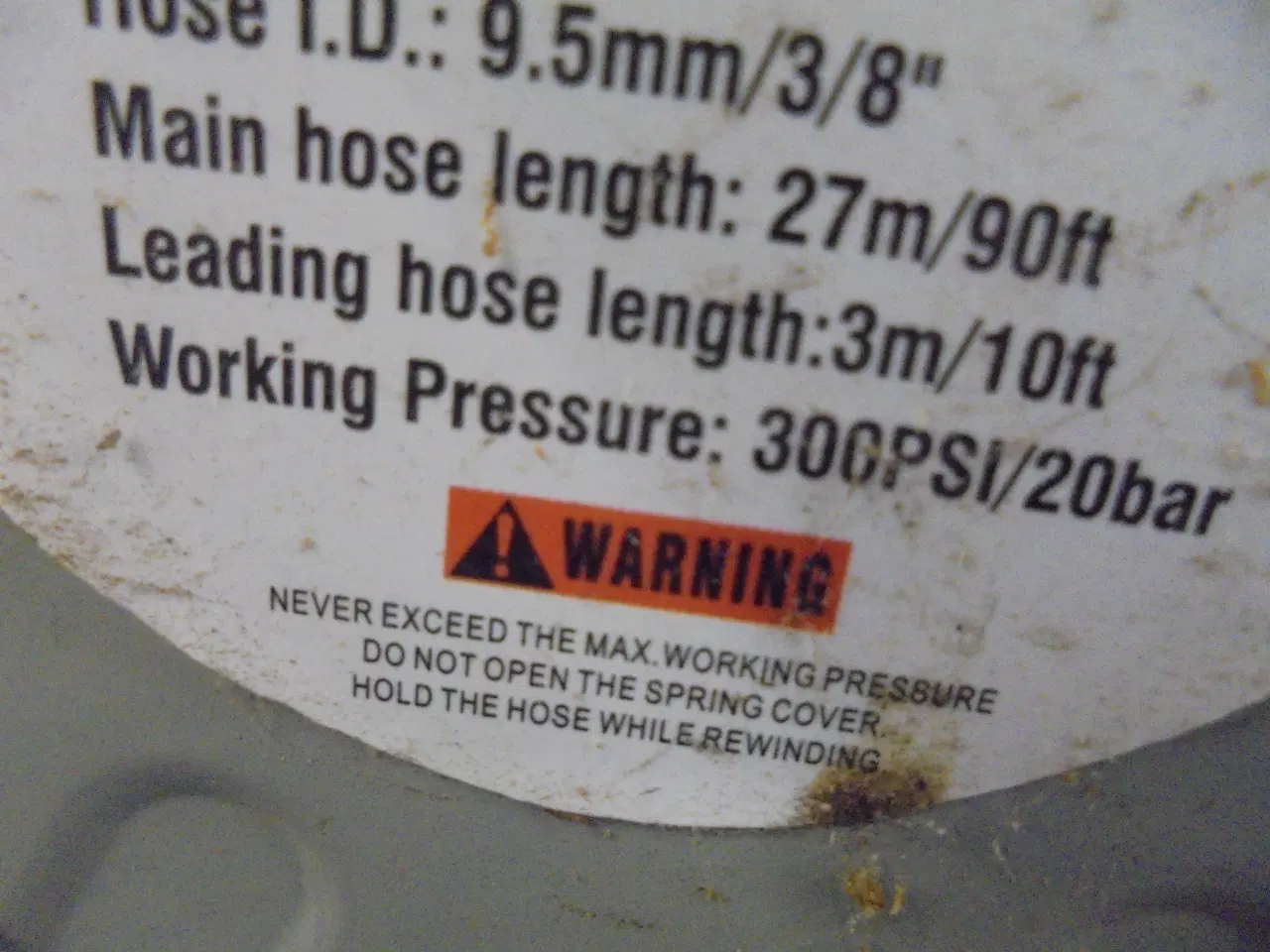 Billede 2 - Luftslange 27m automatisk oprul