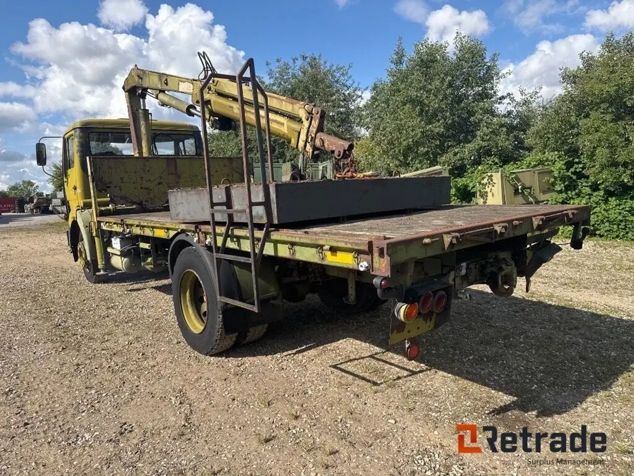 Billede 4 - Mercedes-Benz 1213 4x2  med kran
