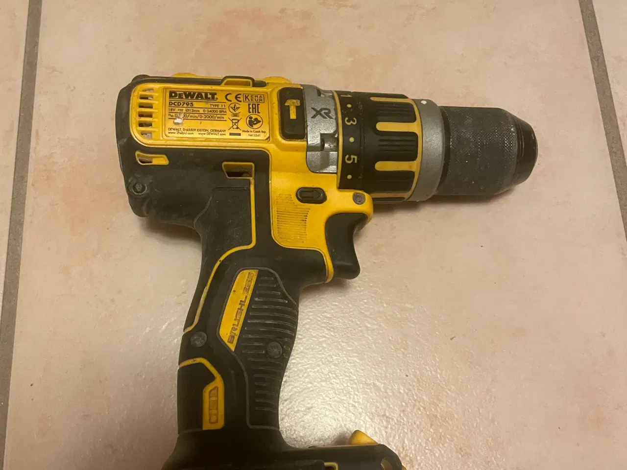 Billede 2 - Dewalt bore/slag batteri maskine dcd795