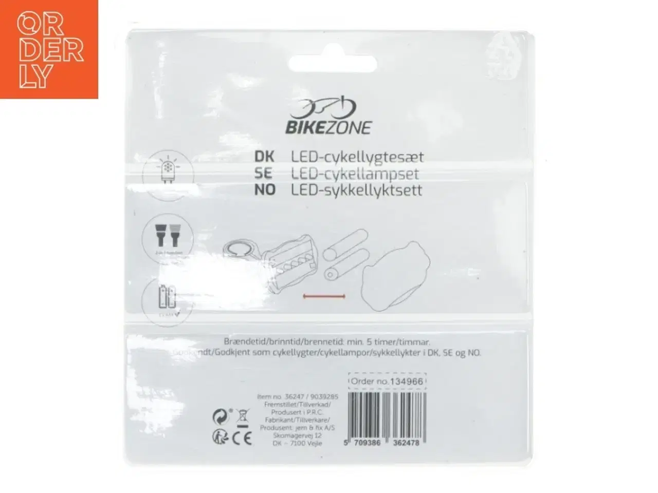 Billede 2 - LED cykellygtesæt fra BikeZone
