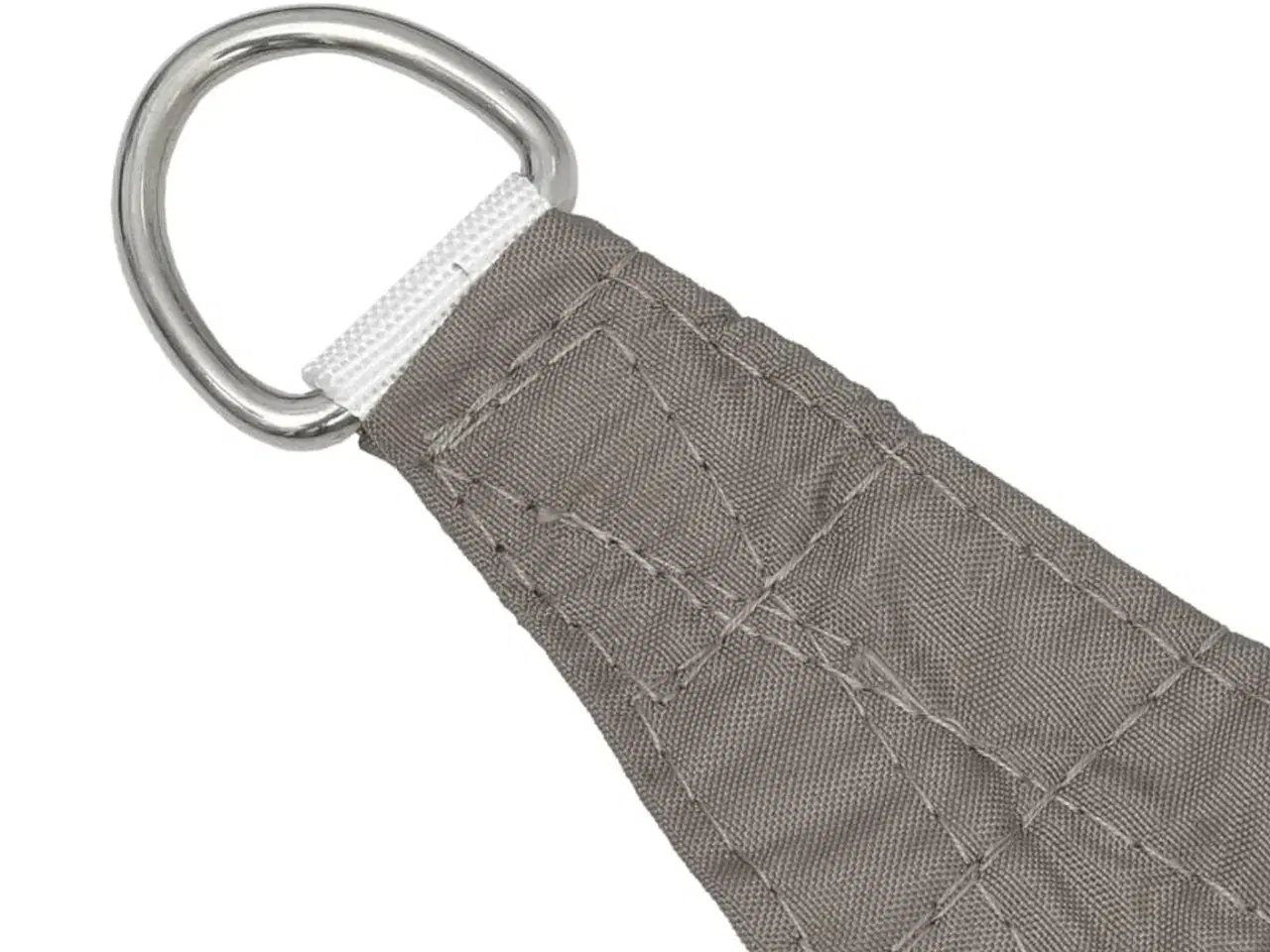 Billede 4 - Solsejl 3x5 m rektangulær oxfordstof gråbrun