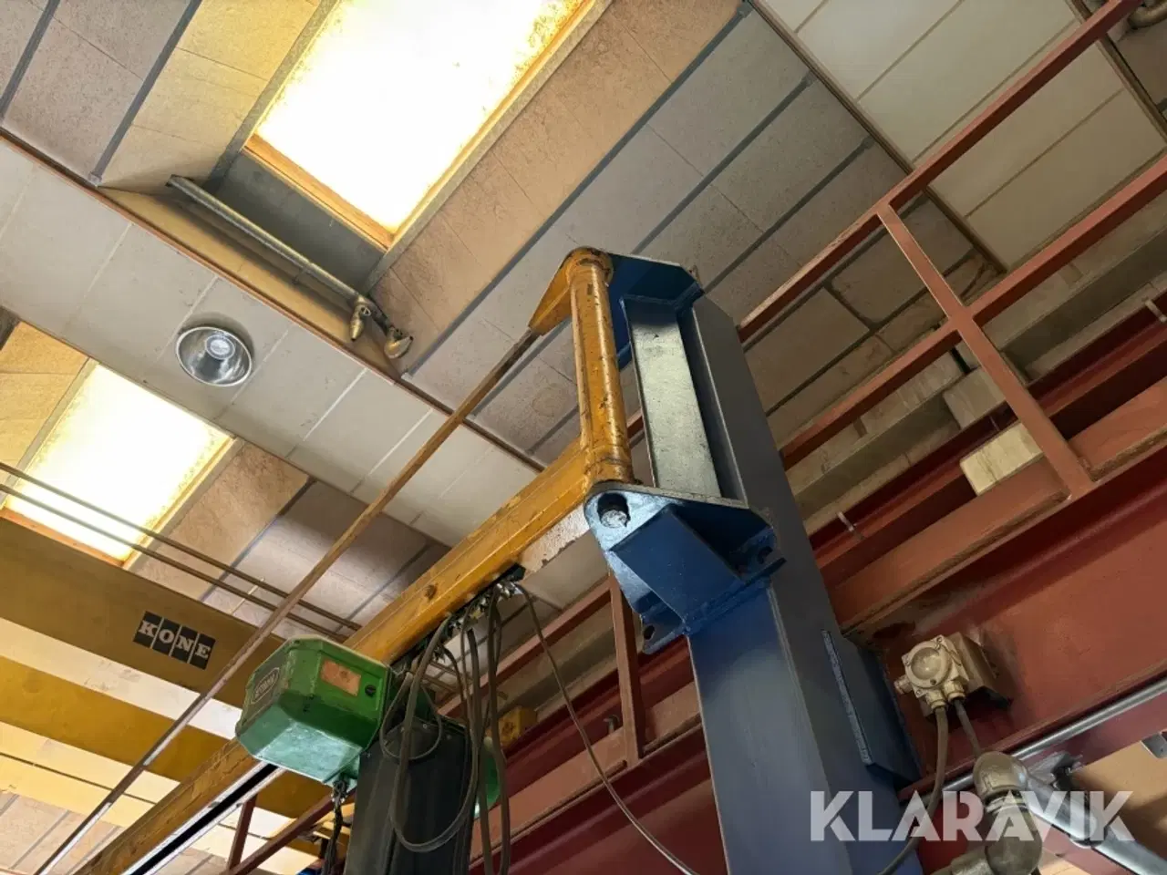 Billede 5 - Kran Stahl Søjlesvingkran med el-kædetalje