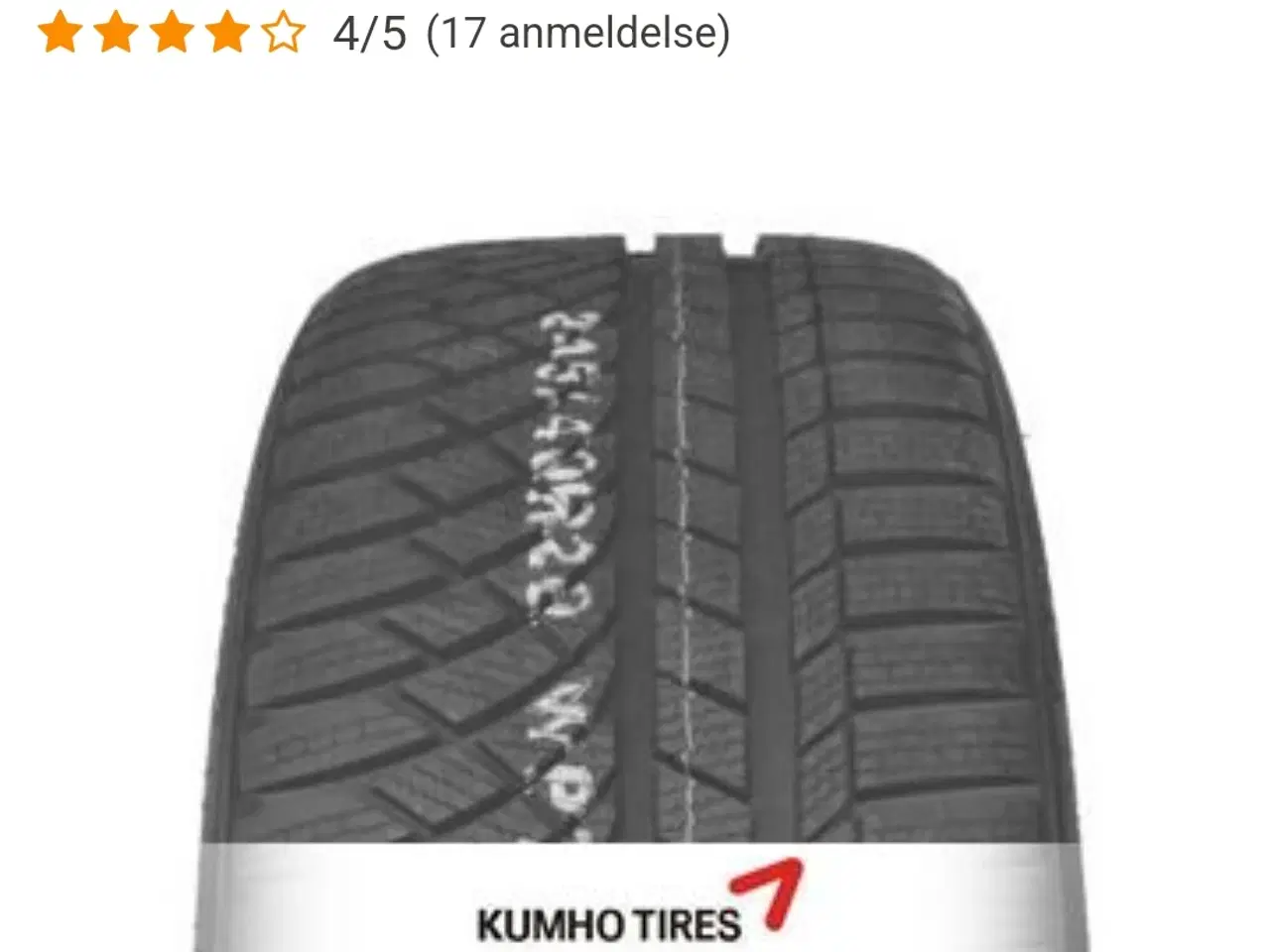 Billede 6 - Vinterdæk Kumho 265/40R20