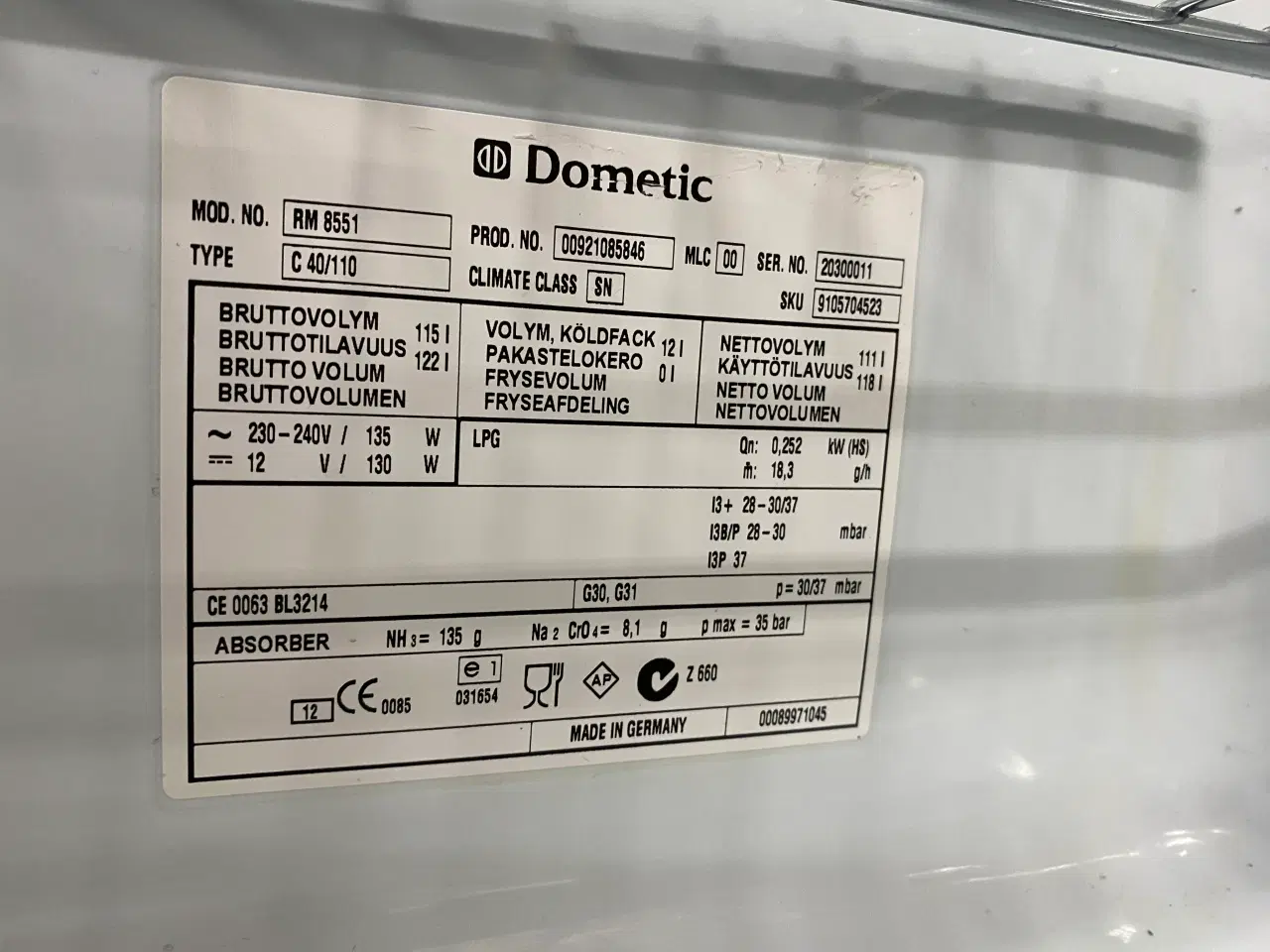 Billede 4 - Køleskab Dometic 